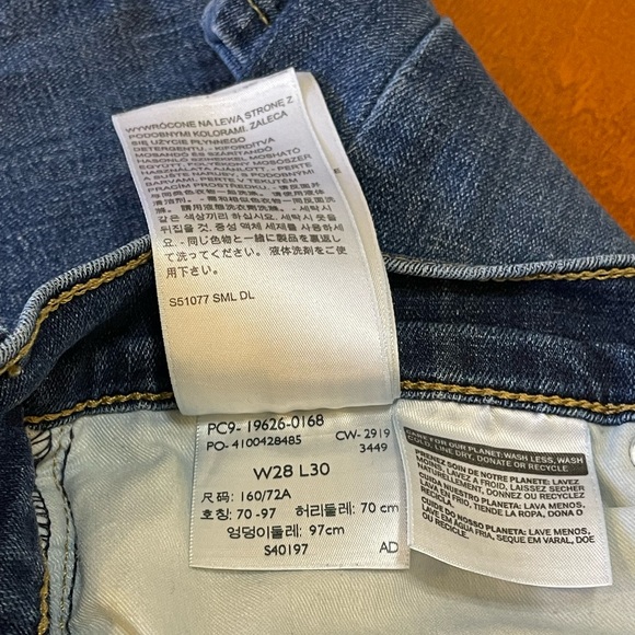 Levi's 311 Shaping Skinny Denim Jean Pants Size 28 - Picture 13 of 14